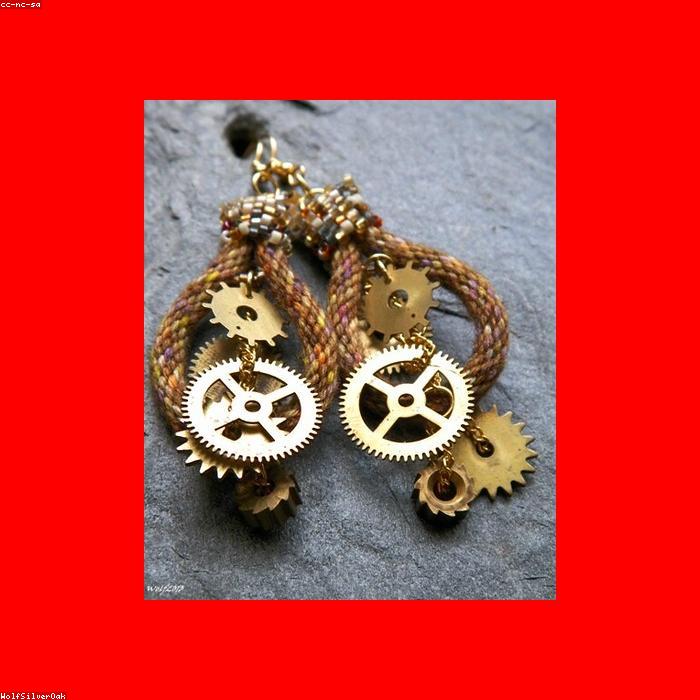 Long Drop Bead Earrings