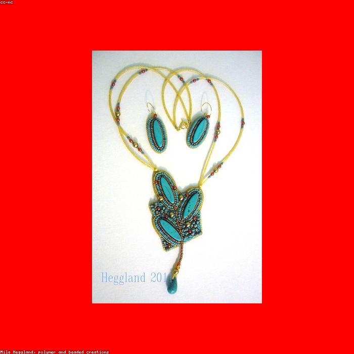 Long Drop Bead Earrings